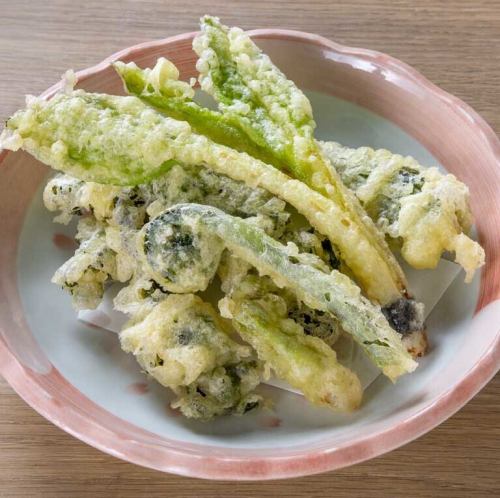 Spring vegetable tempura