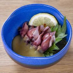 Firefly squid with vinegar and miso