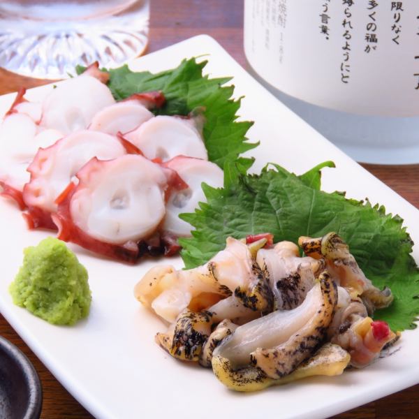 [Outstanding freshness! Recommendations change depending on the purchase situation of the day] ≪Sashimi variety≫ of the owner's connoisseur 400 yen ~