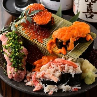 C【3時間飲み放題】完全個室！◎海鮮升タワー×和牛×焼き鳥【6000円→5000円】金曜は2時間制