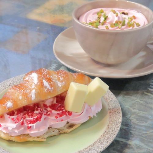 クロワッサンド&ドリンクセット