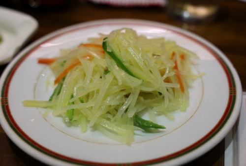 Shredded potato salad