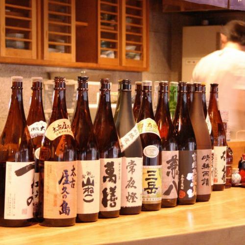 おでんに合う地酒・日本酒を取り揃えております