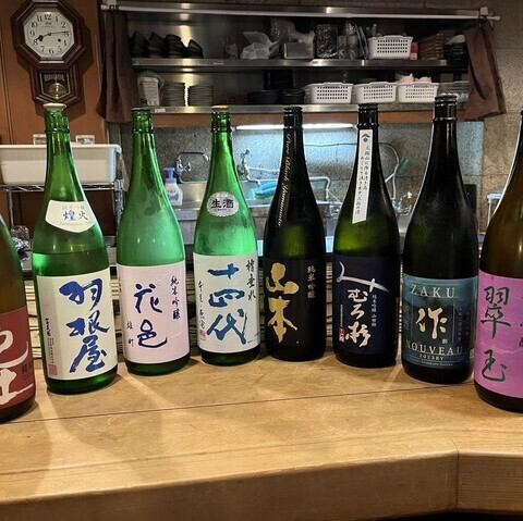 おでんに合う地酒・日本酒を取り揃えております