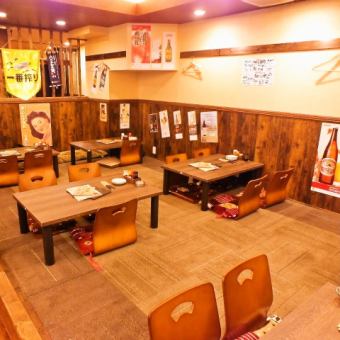 We also accept consultations on the number of people who can reserve a tatami room ♪