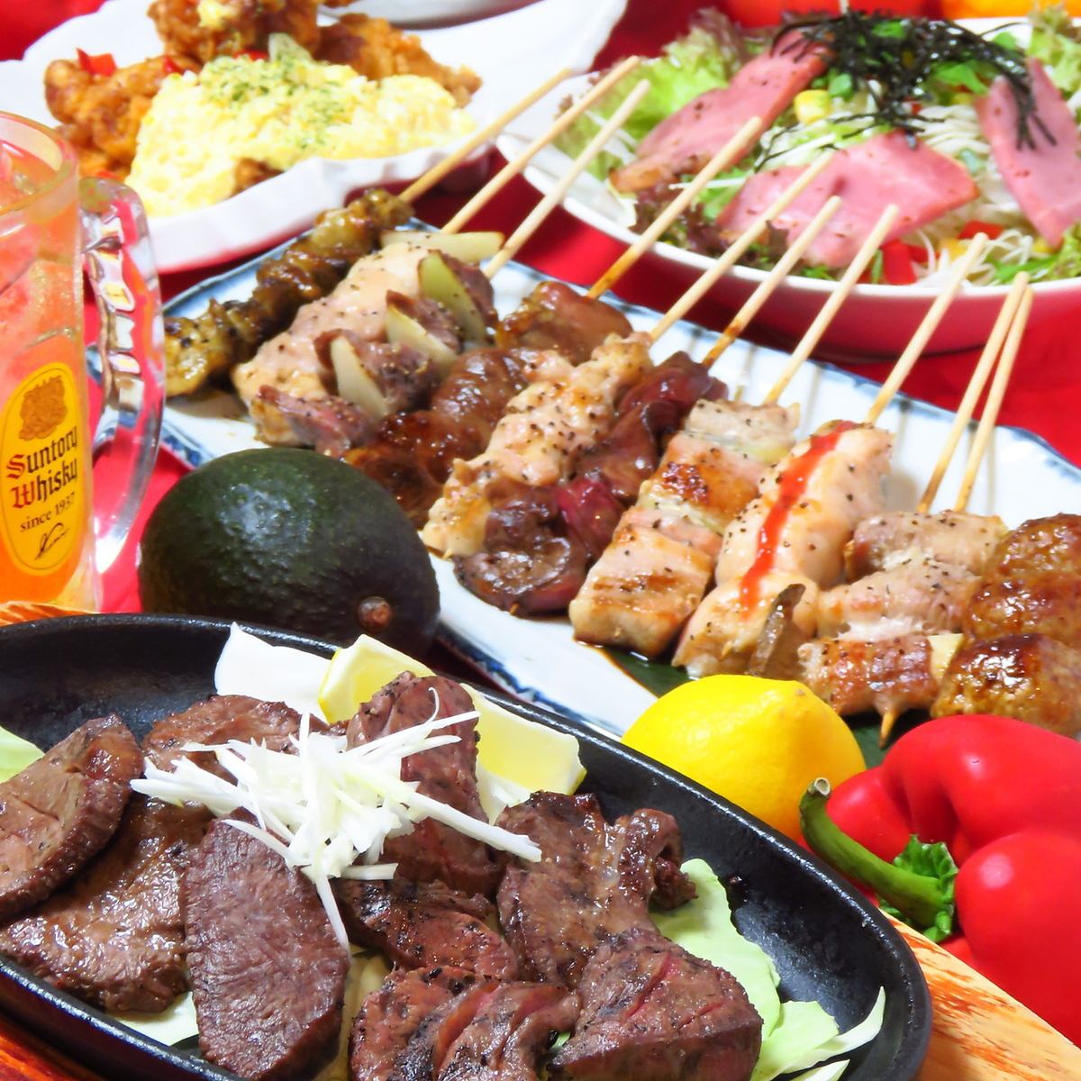 焼鳥の食べ放題プランあり！！詳細はコース一覧を！！