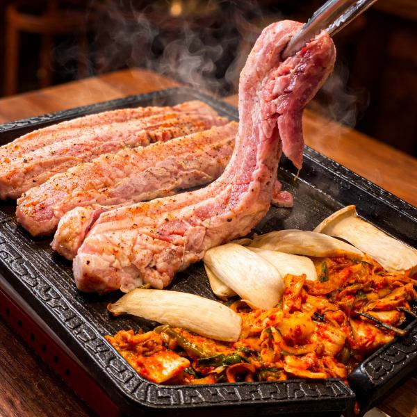 厚切り サムギョプサルセット★女子会やデートにもおすすめ！★