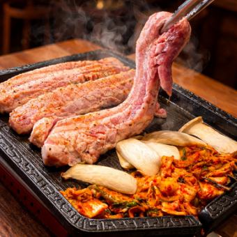 大人気！サムギョプサルコース◆各種宴会・女子会・歓送迎会◆お得なコース！3000円（税込）