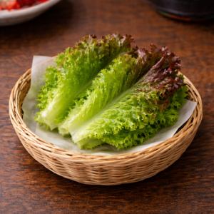 Additional items: 5 perilla seeds, melted cheese, garlic sesame oil, king oyster mushrooms