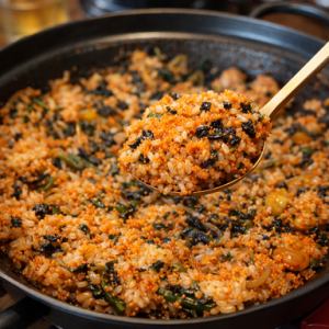 [Highly recommended!] Bokkunpa with flying fish roe