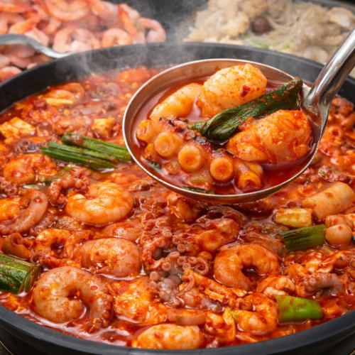 釜山名物「ナッコプセ」★〆のとびっこポックンパが最高