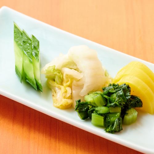 漬物の盛り合わせ