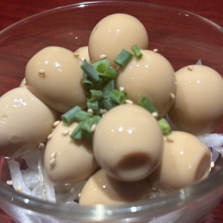 うずら卵の醤油漬け