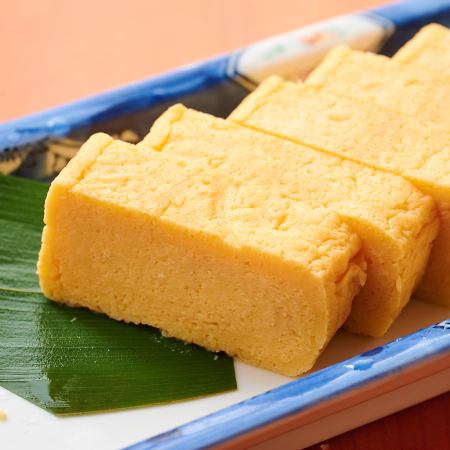 出汁巻き玉子/海老とブロッコリーのアヒージョ　　バケットつき