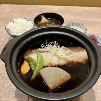 かれいの煮付定食