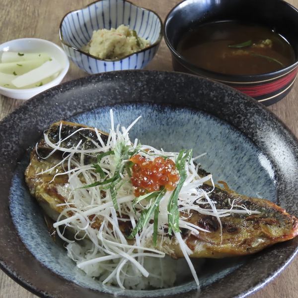 【豊洲市場から仕入れた新鮮な魚を使用】6種類から選べる大満足の焼き魚定食