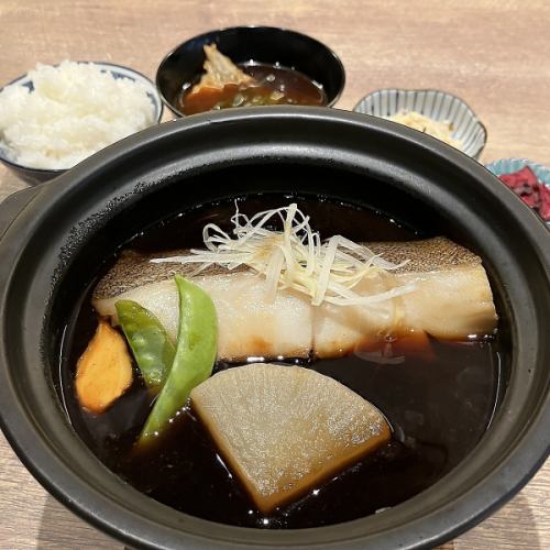 かれいの煮付定食