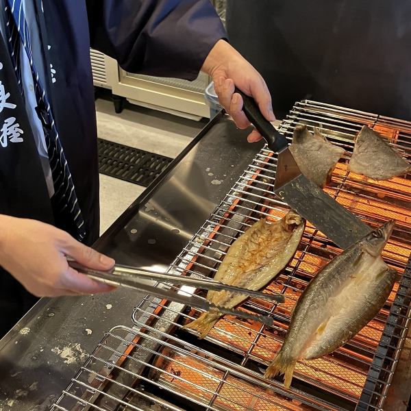 【豊洲市場から仕入れた新鮮な魚を使用】6種類から選べる大満足の焼き魚定食