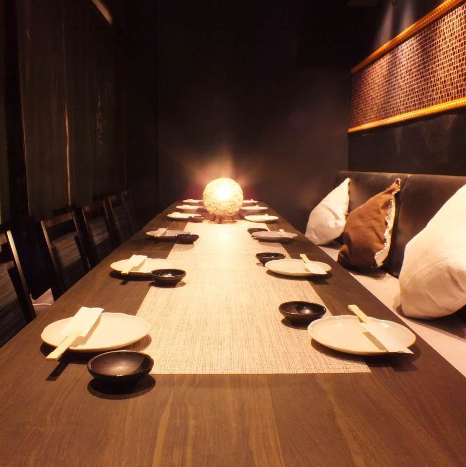 We also have private rooms available, so you can enjoy your meal at your own pace.