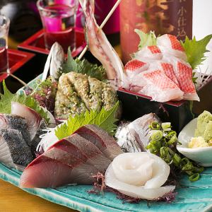 Tateyama local fish sashimi platter