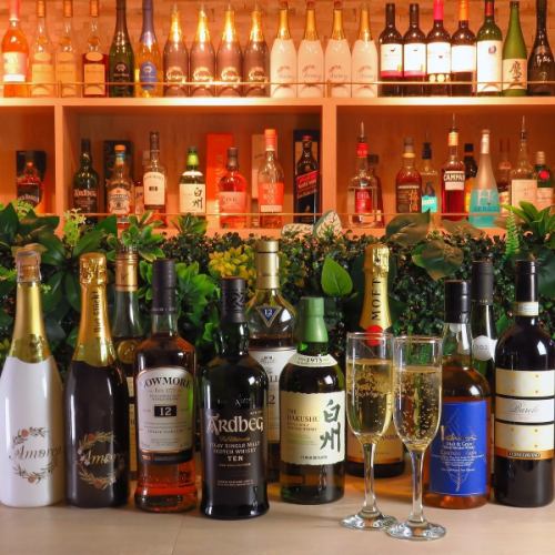 お酒のリクエストも承ります!