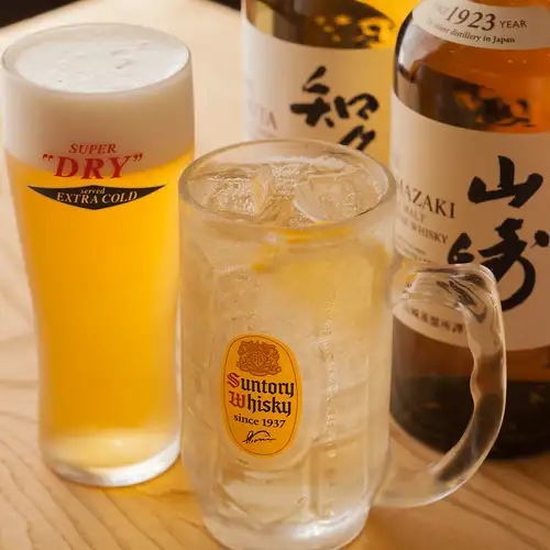 飲み放題で豊富なドリンク