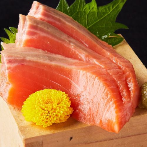 Salmon sashimi