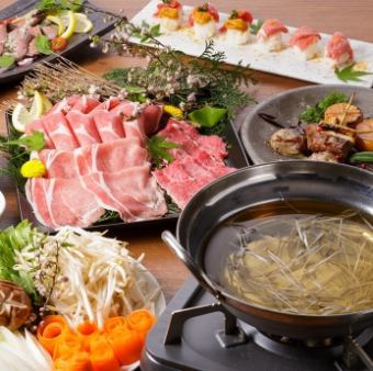 Melting domestic pork shabu-shabu ~with special dashi~ (1 serving)