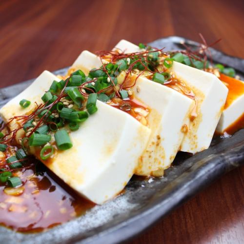 Spicy and cold tofu