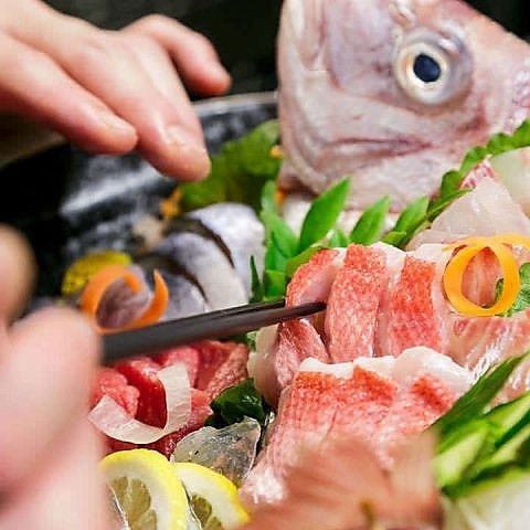 自慢の『炙り活〆鯖』『まぐろブツ刺し』◎ご賞味あれ♪
