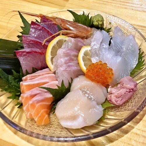 鮮魚の刺身盛り合わせ