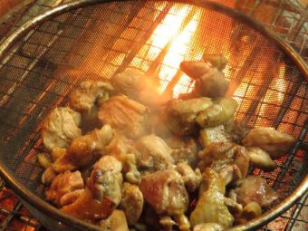 Grilled local chicken thighs from Kagoshima Prefecture