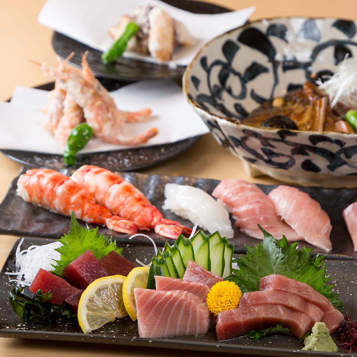 旬の食材を使ったお料理をご用意しています◎