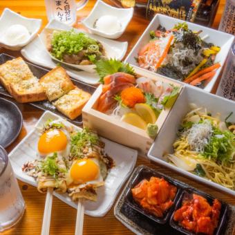 120分飲み放題付き！なにわや名物★宴会コース5500円→5000円