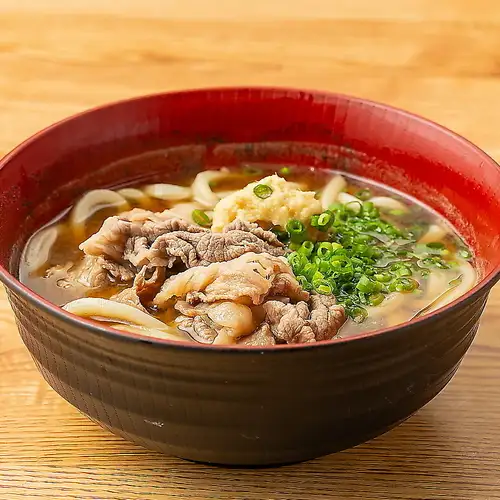 生姜香る肉うどん