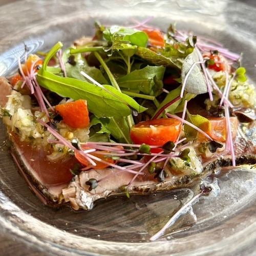 カツオのたたきカルパッチョ