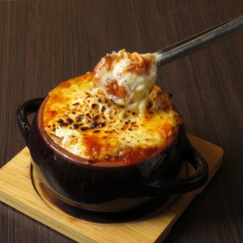 チーズたっぷりアツアツ溶岩パスタ