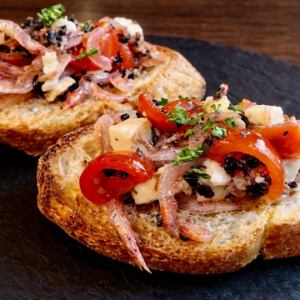 桜海老のブルスケッタ