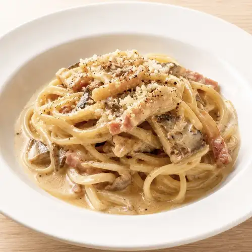 ポルチーニクリームパスタ