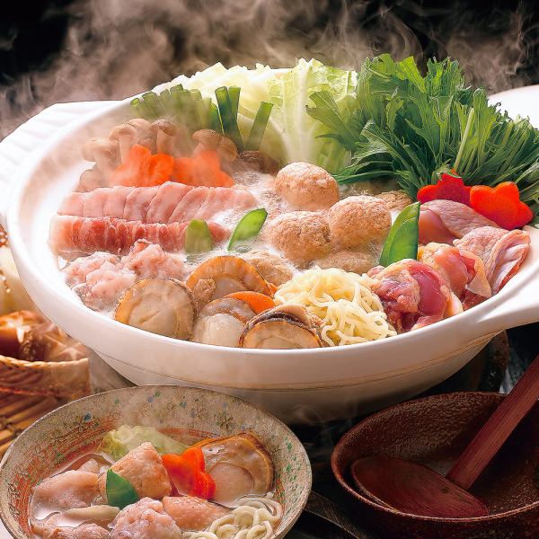 [Winter Hot Pot Banquet] We offer a variety of hot pot courses to suit your price range, including your choice of hot pot and fresh fish sashimi!