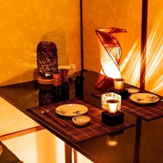 You can relax in a Japanese-style space. Recommended for small groups, such as drinking parties with friends or girls' parties.