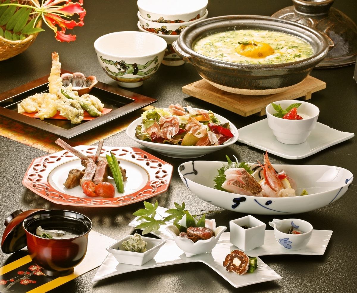 山陰の海・山の新鮮な食材を活かしたアレンジ料理が大好評！