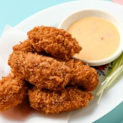 カキフライ スイートチリマヨ添え (6粒)