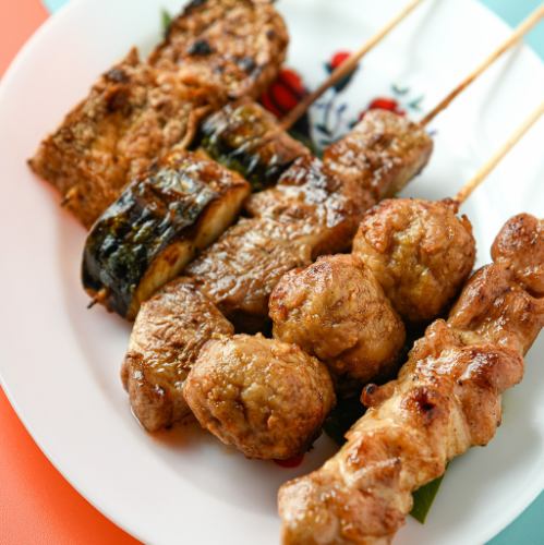 串焼き おまかせ5本盛り