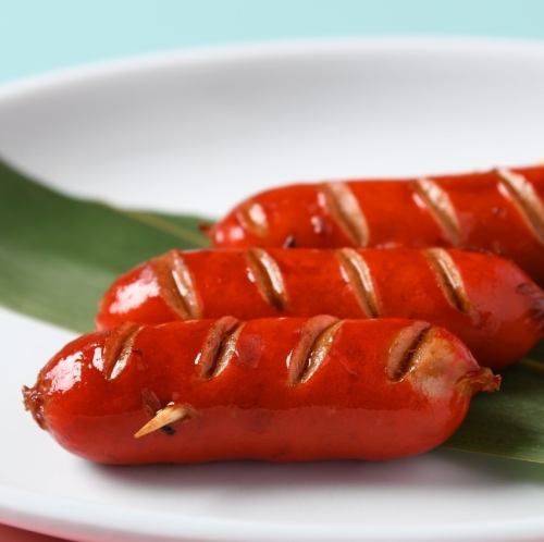 Red sausage skewer (1 skewer)