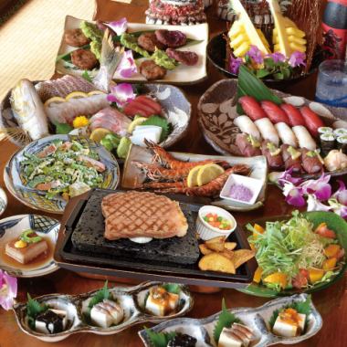 【异树之花套餐】共10道菜品+2小时无限畅饮！6,600日元（含税）
