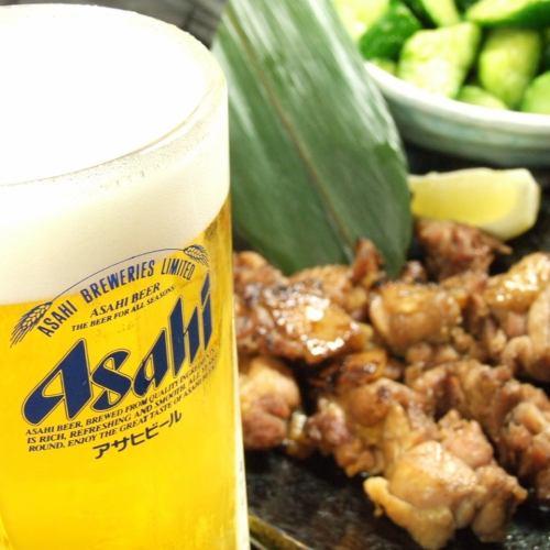 ビールと炭火焼きが激ウマ