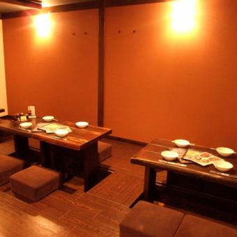 宴会にぴったりの掘りごたつ座敷♪16名まで