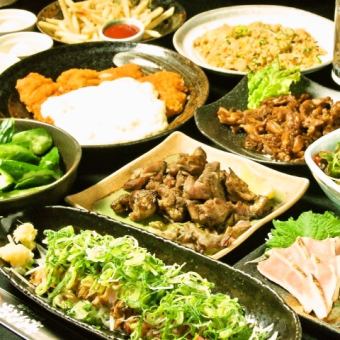 ８名以上で幹事１名無料♪【120分飲み放題付】全12品　ぢどり亭贅沢コース　4730円！！
