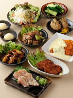 【含90分鐘無限暢飲】9道菜的地鳥亭套餐3800日圓! !